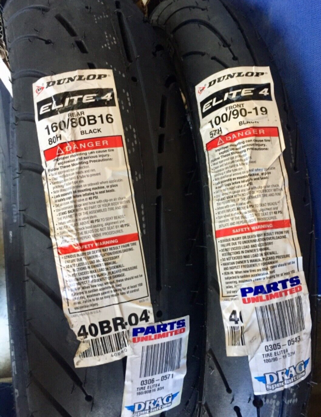 Harley Dyna Mag Wheels 16 rear19 Front 2000 to 2017 Includes 25 mm & 1"'bearings