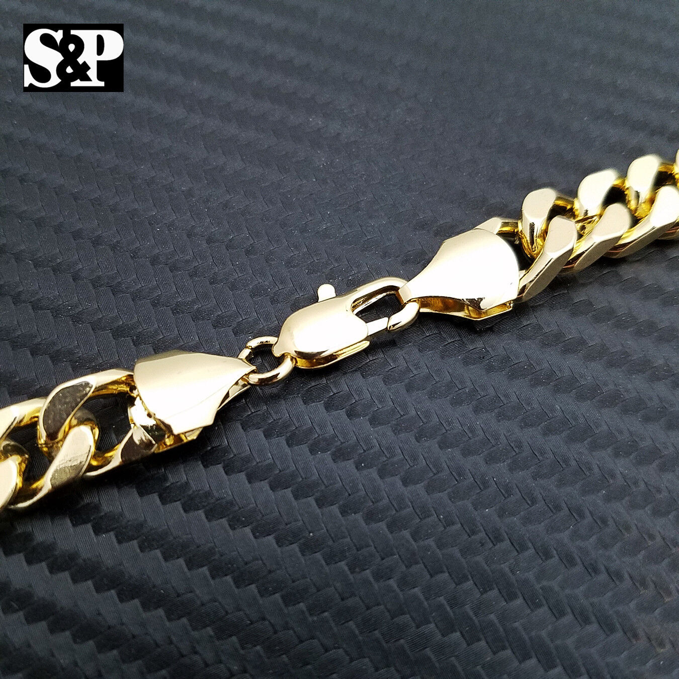 Pet Dog Cat Collar Gold Plated 10mm 16" ~ 24" Miami Cuban Chain Fashion Necklace