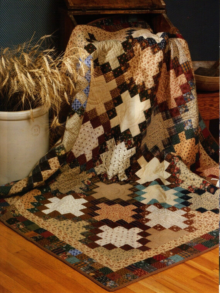 Cabin Cozy Flannel Quilt Pattern Pieced JM