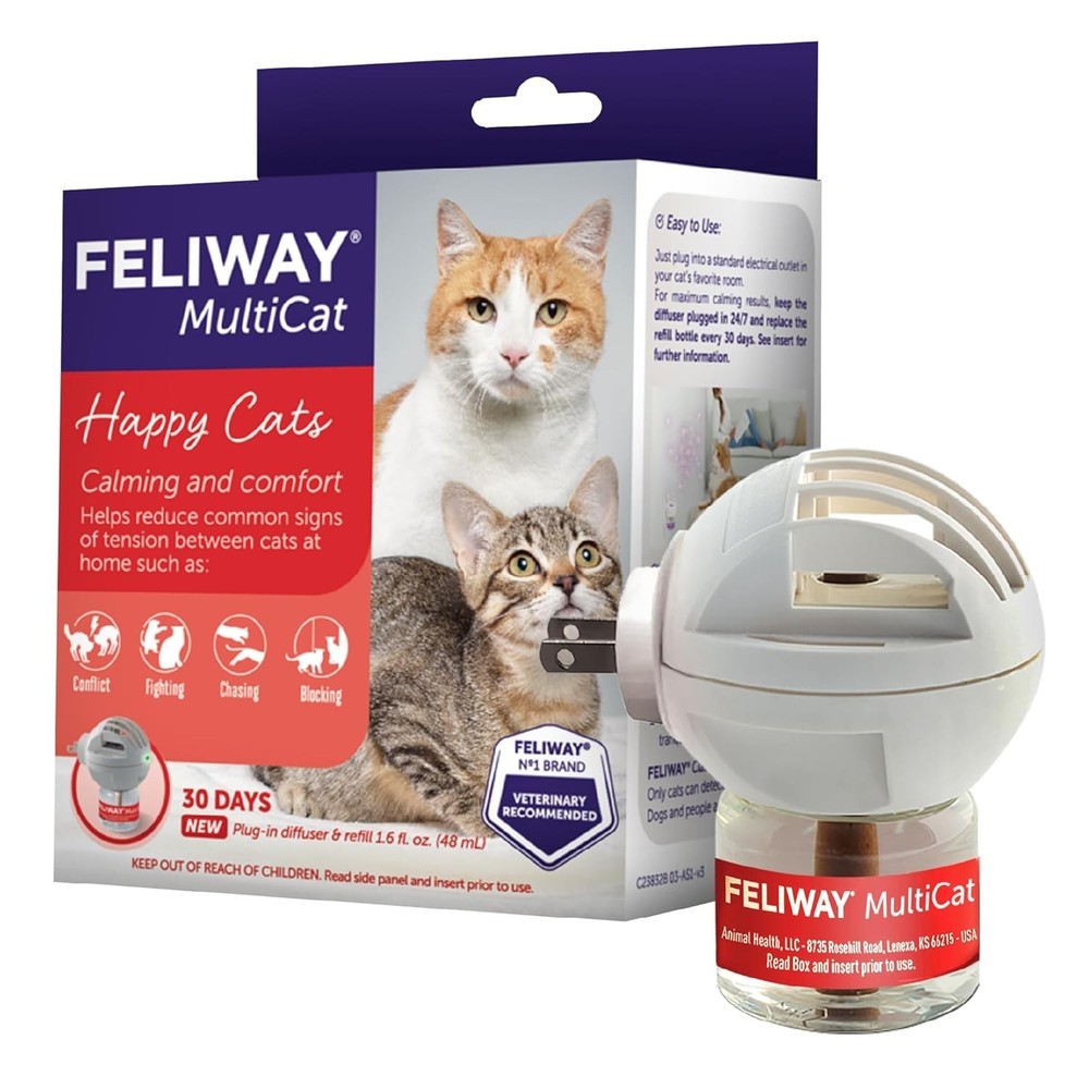 MultiCat 30 Day Calming Diffuser - Reduce Cat Conflicts