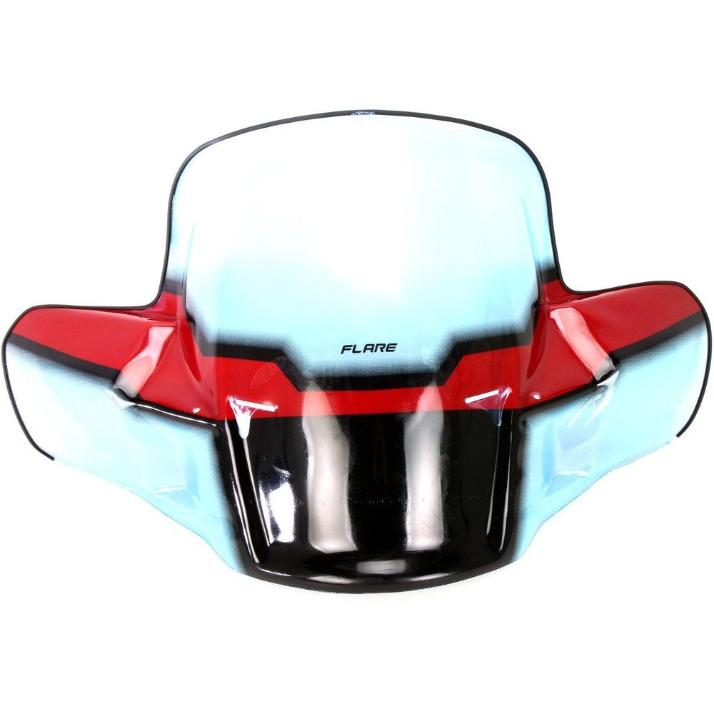 Kimpex Clear/Red/Black Gen 3 Flare Windshield - 3810044-53E