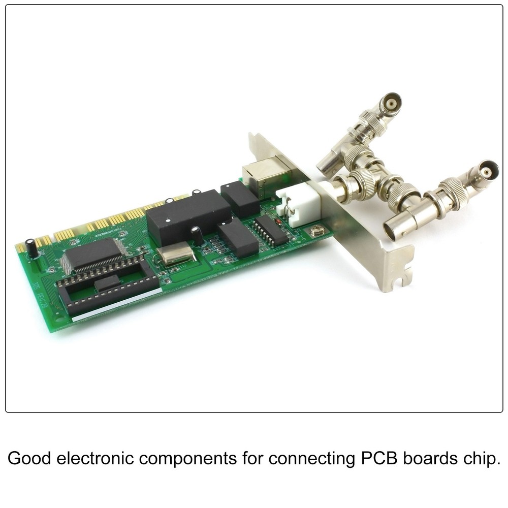 DIP IC Chip Socket Adapter Flat Pin 8P 2.54mm Pitch IC Socket, 50 Pack