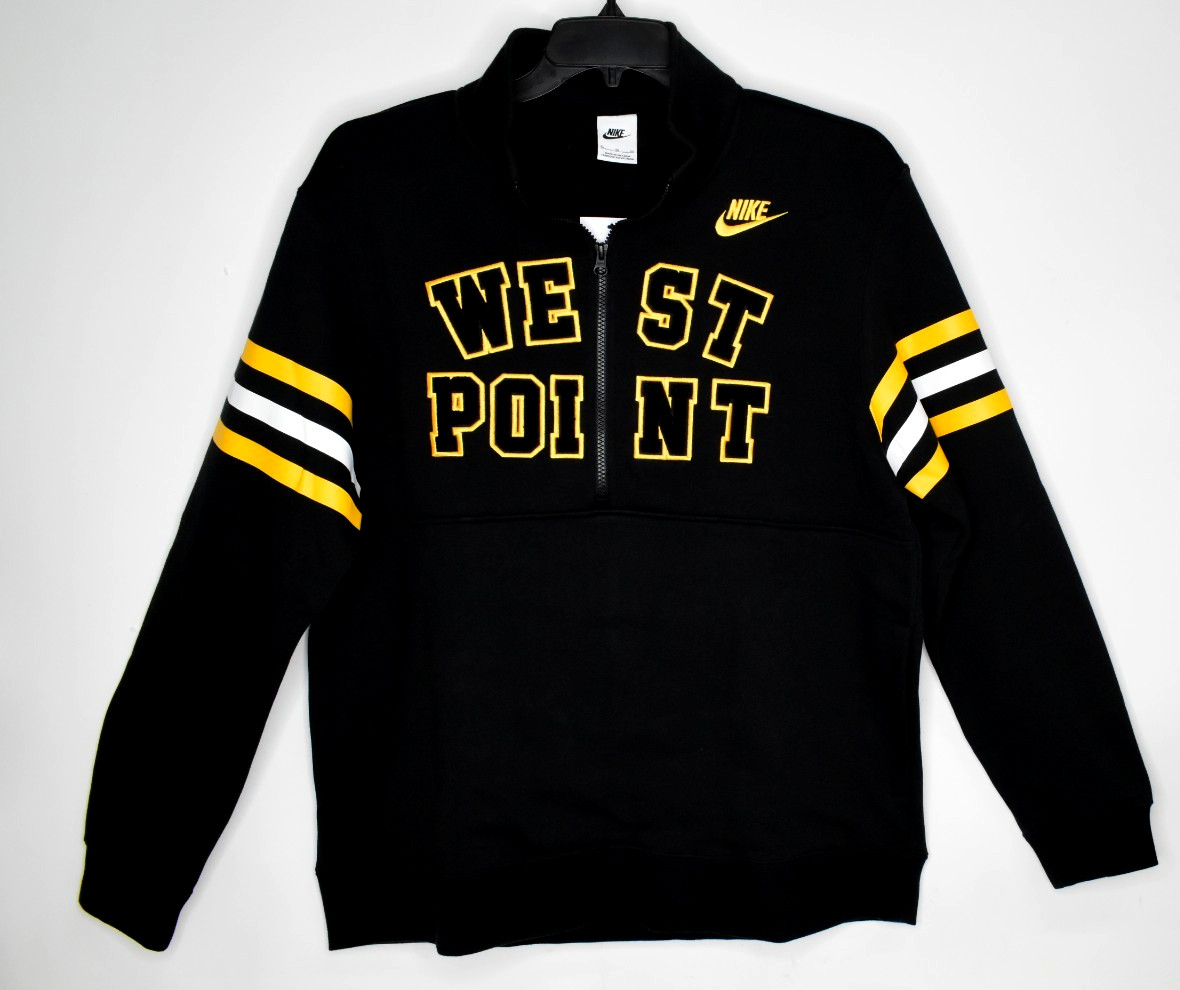 Nike Men's West Point Army Black Knights Heritage Club 1/2 Zip Sweatshirt - NWT