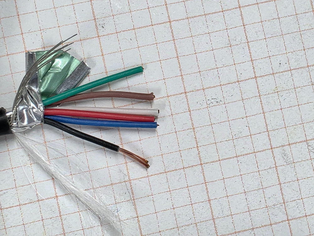 Southwire Genesis 3206 22/6C Shielded Plenum Control Cable CMP Black /50ft