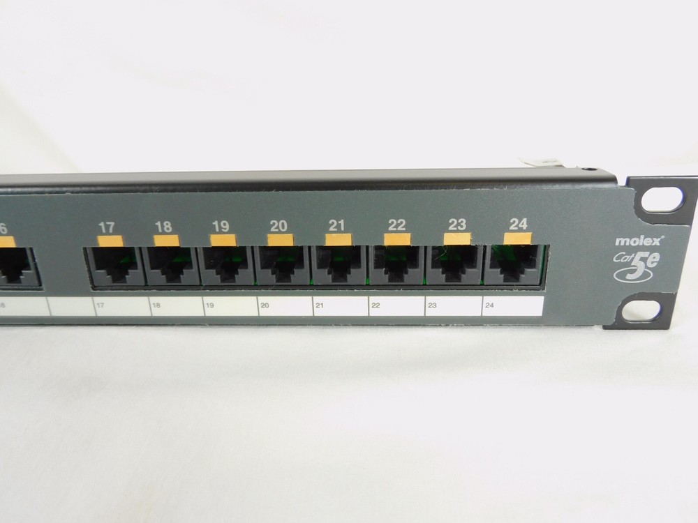 Molex Cat5e 24 Port Real Time Patch Panel PID-00103