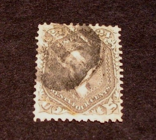 US Stamp Scott# 78 Washington 1862  LG1
