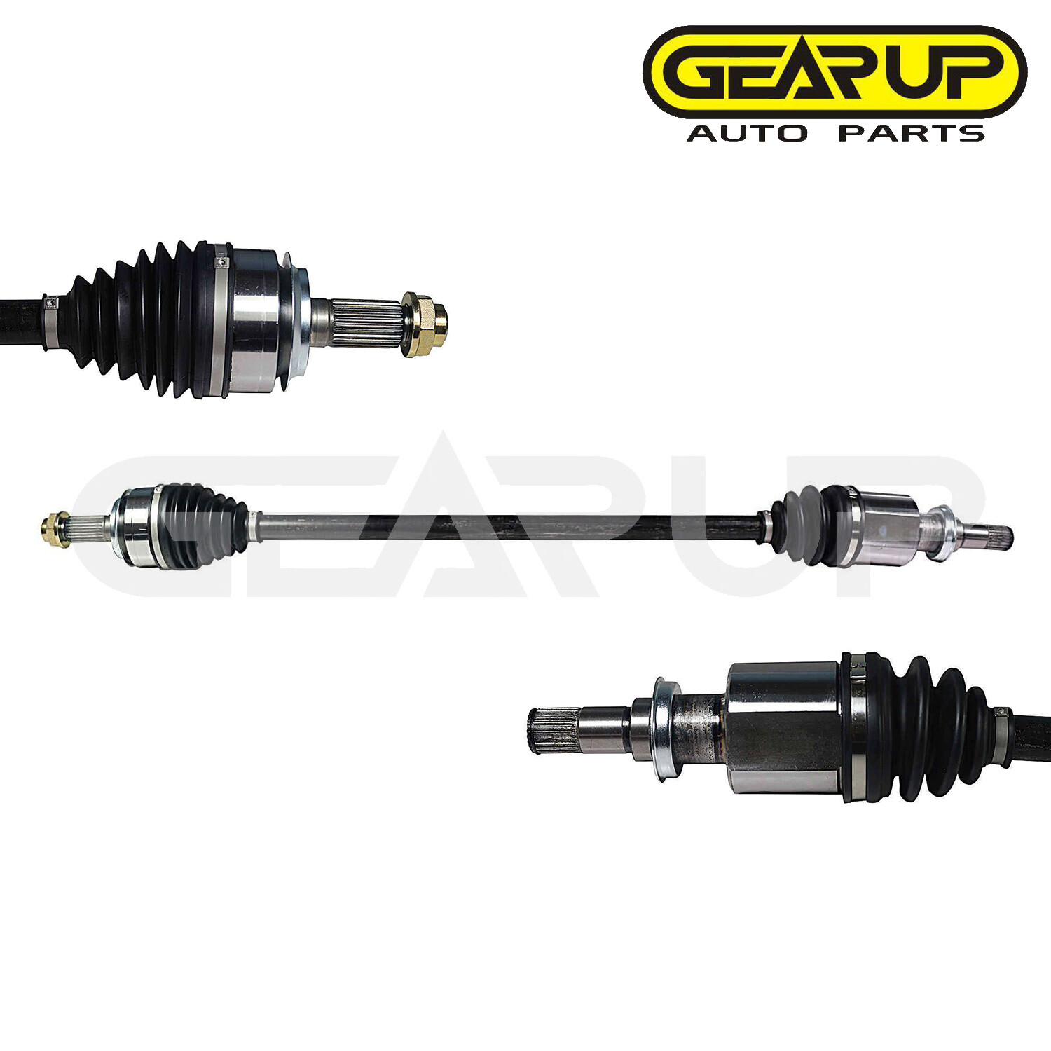 Front Pair CV Axle Joint Shaft Assembly for Honda Civic Auto CVT Trans 2016-2021