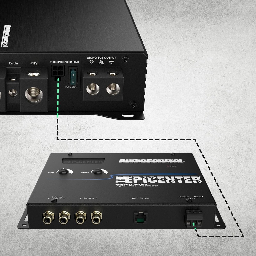 EPICENTER Digital Bass Restoration Control Processor - Black