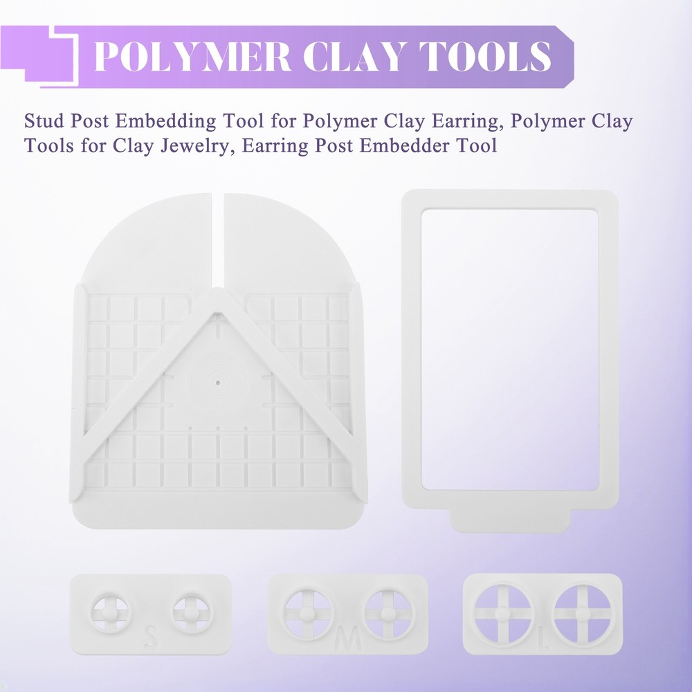 Stud Post Embedding Tool for Polymer Clay Earring, Polymer Clay Tools for7131