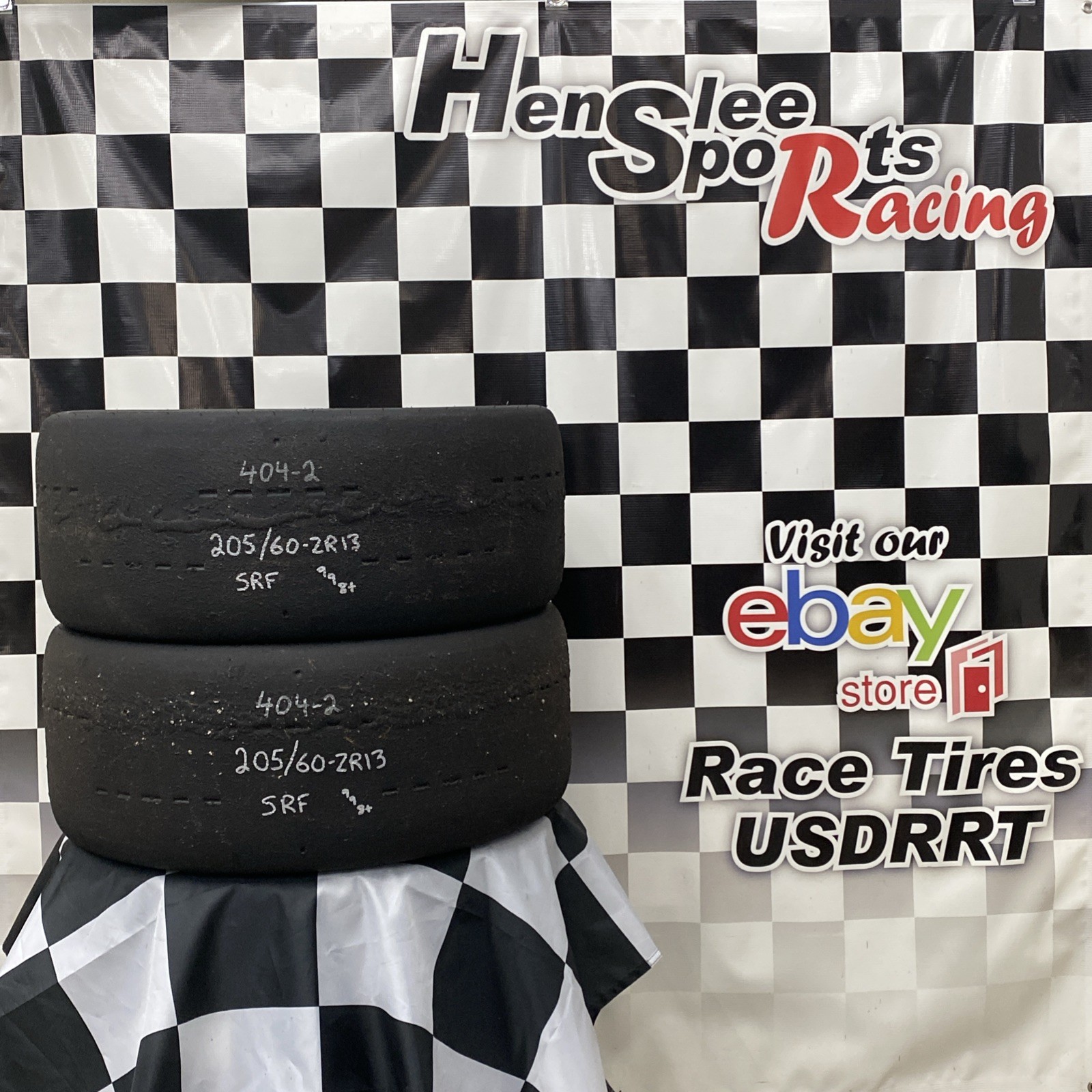 404-2 USDRRT  HOOSIER DOT  Road Race Tires   SRF  205/60-ZR13