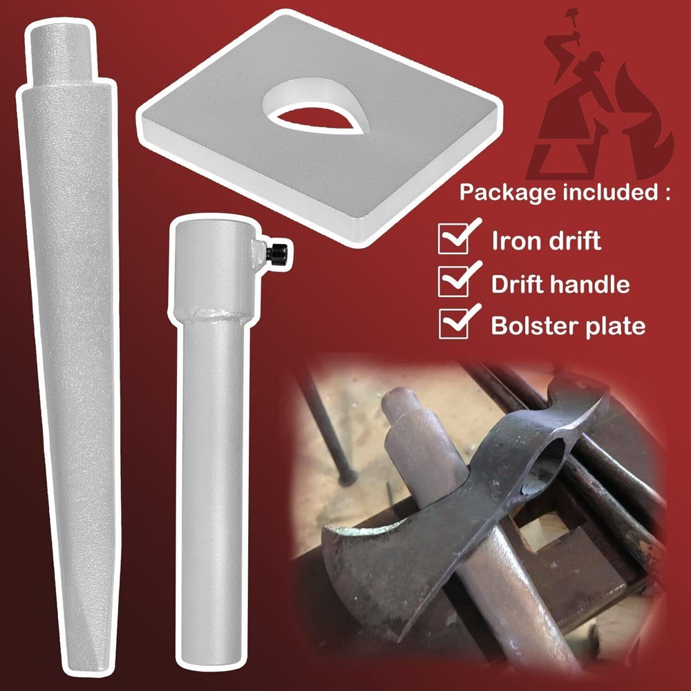 Blacksmith Drift Tool Blacksmithing Tomahawk Eye Drift / Mandrel Blacksmith Tool