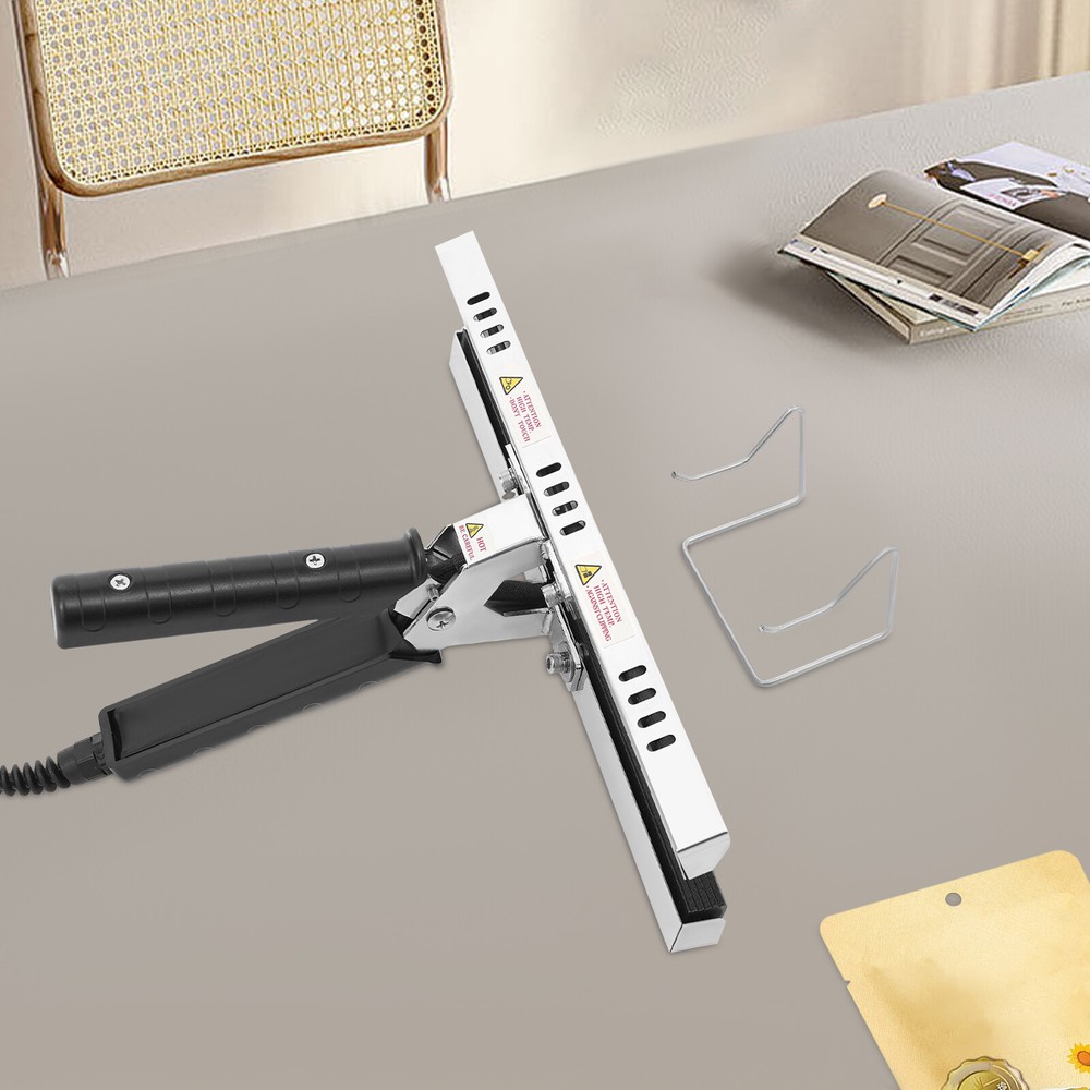 12" Portable Hand Sealing Machine with Adjustable Temperature Control