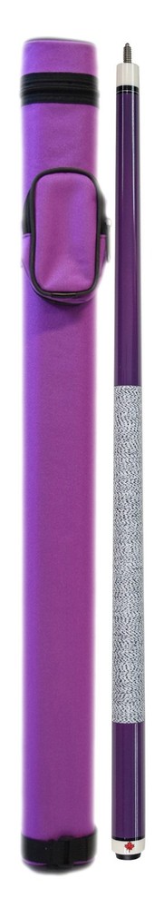 Package Set - Purple Pool Cue & 1x1 Macaron Case.
