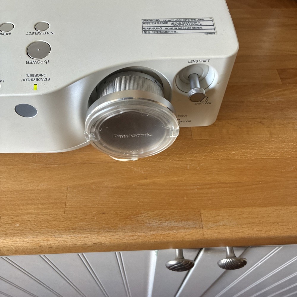 Panasonic LCD Projector PT-AX100E Instructions and remote (Spares & Repairs)