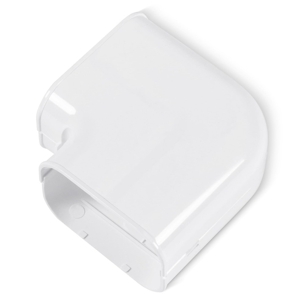 KuriProtect 4” Line Set Cover Parts for Ductless Mini Split 4" Flat Elbow