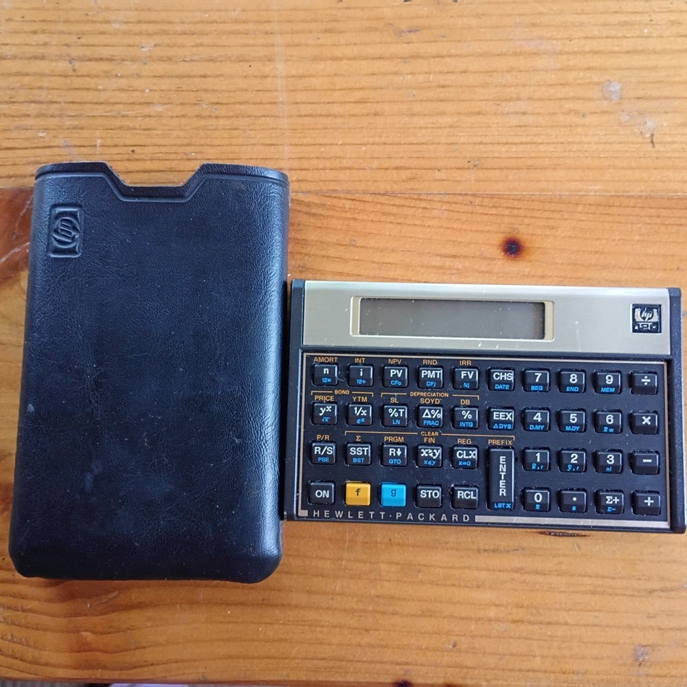 Hewlett Packard HP 12c Vintage Calculator