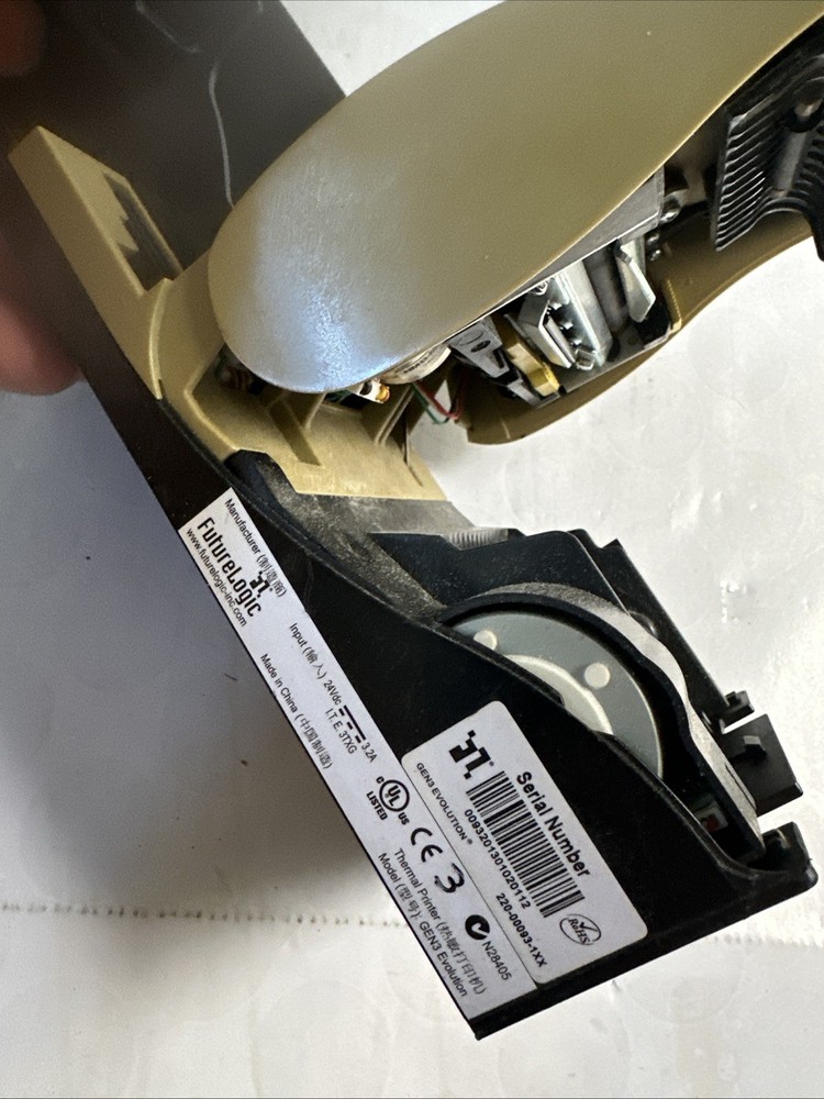 (#39). FutureLogic GEN3 Evolution Ticket Printer, IGT. Only for spare parts.