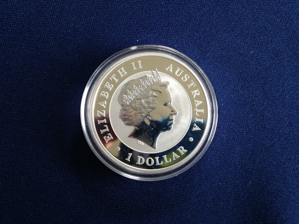 2012 Australia $1 Silver Koala Gem BU One Ounce E5976