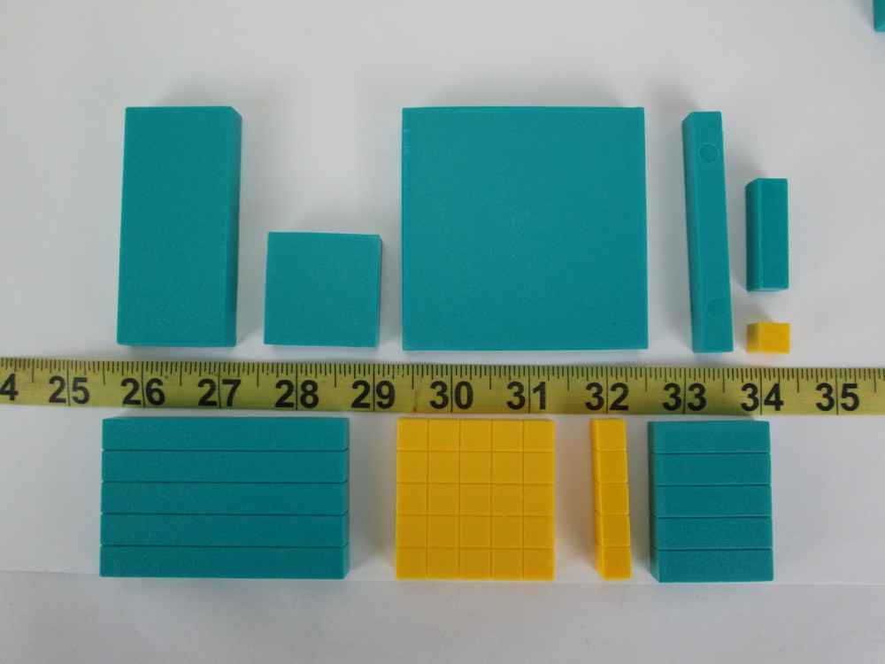 Creative Algebra Lab Gear Student Pair Set Learning Blocks Math Hands-On School