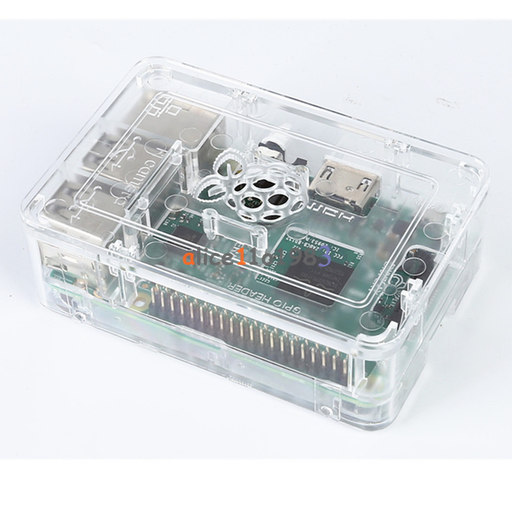 ABS Raspberry Pi Case (Transparent) - Updated for Raspberry Pi 3, 2 & B+