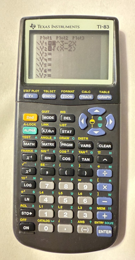 Texas Instruments TI-83 Graphing Calculator - Tested - Works