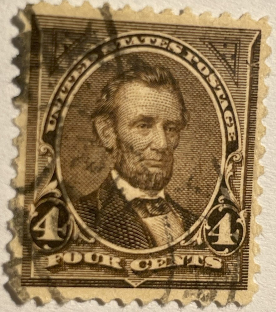 Scott #269 Lincoln Four Cent, Used