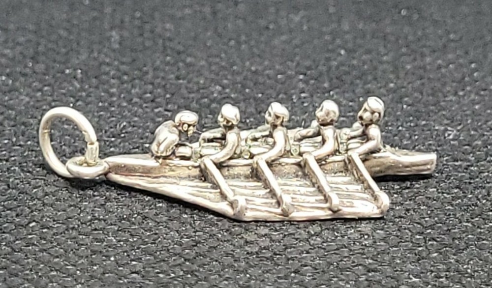 Sterling Silver Rowing Team Charm