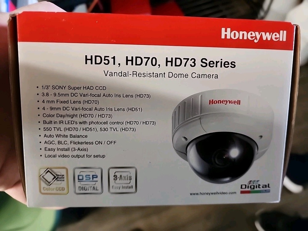 Honeywell HD51 Rugged Dome Camera Security