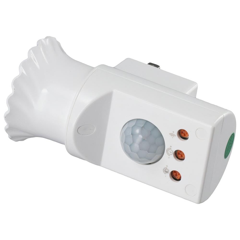 E27 Screw Light Socket Plastic Durable White Motion Detection Switch Portable...