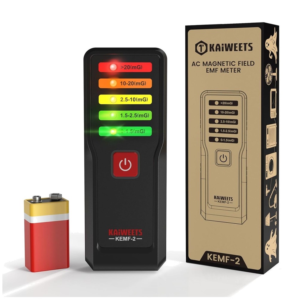 Electromagnetic Field Meter: Ghost Hunter's Essential with 5-Level Safety Lights
