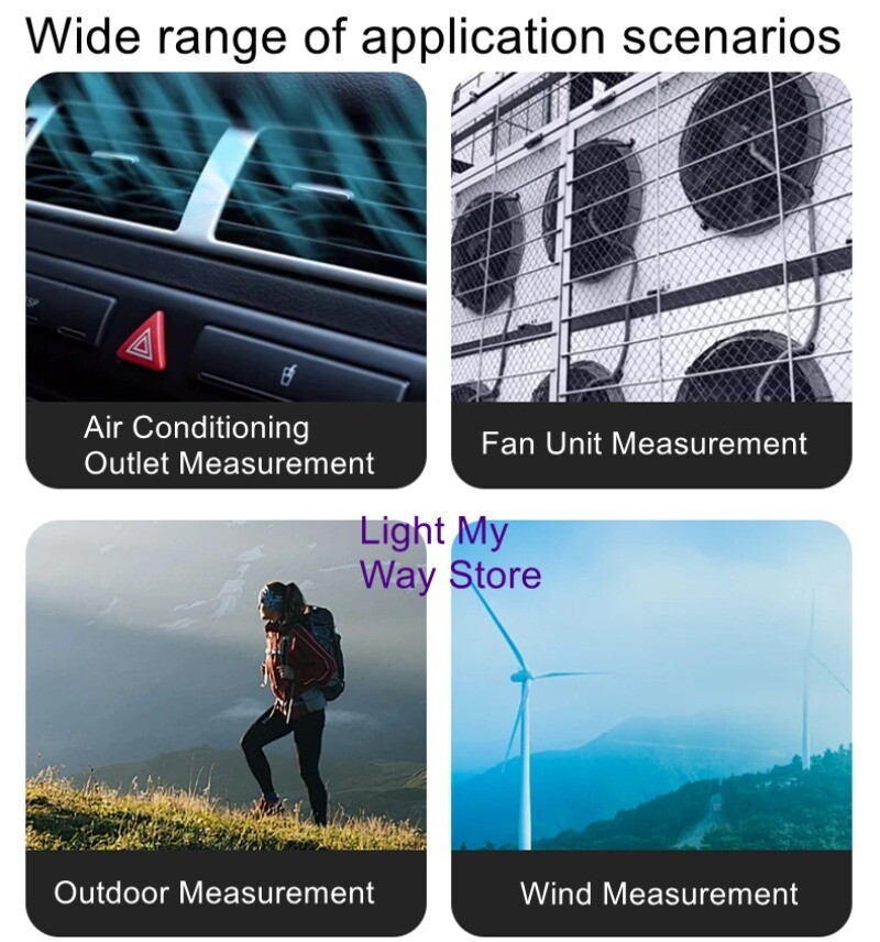ADA30 Handheld Anemometer Digital Anemometer High Accuracy Anemometer