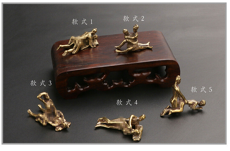 Hot 5pcs/set ornaments bronze small bronze figures personalized creative artwork