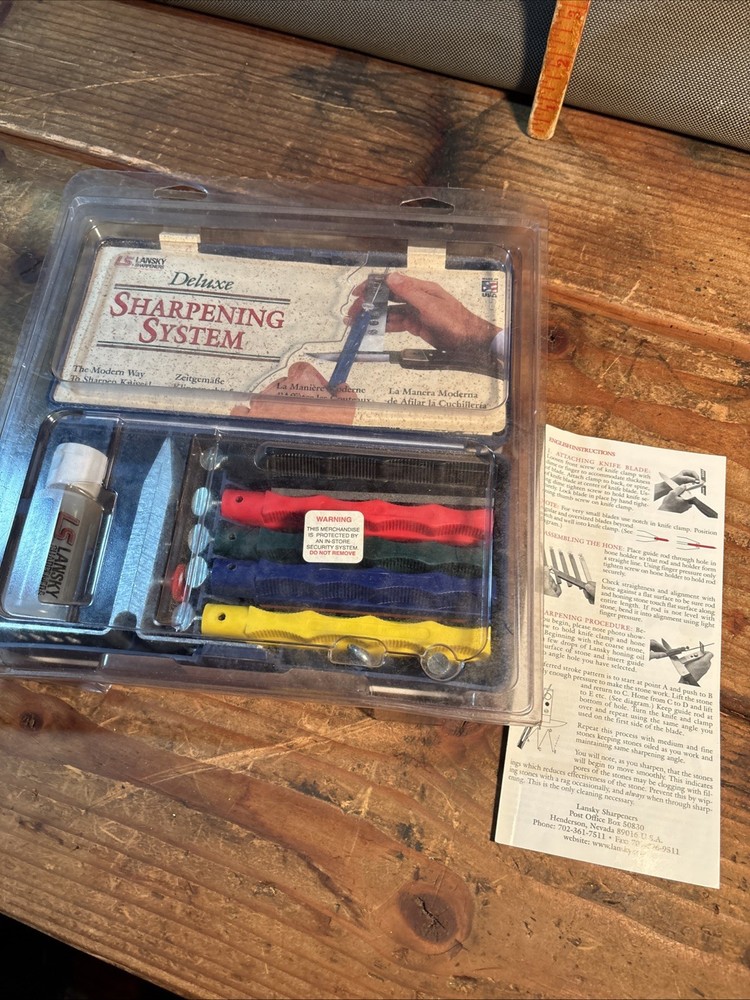 Lansky Professional Sharpening System Kit, + Clamp, + Diamond stone!