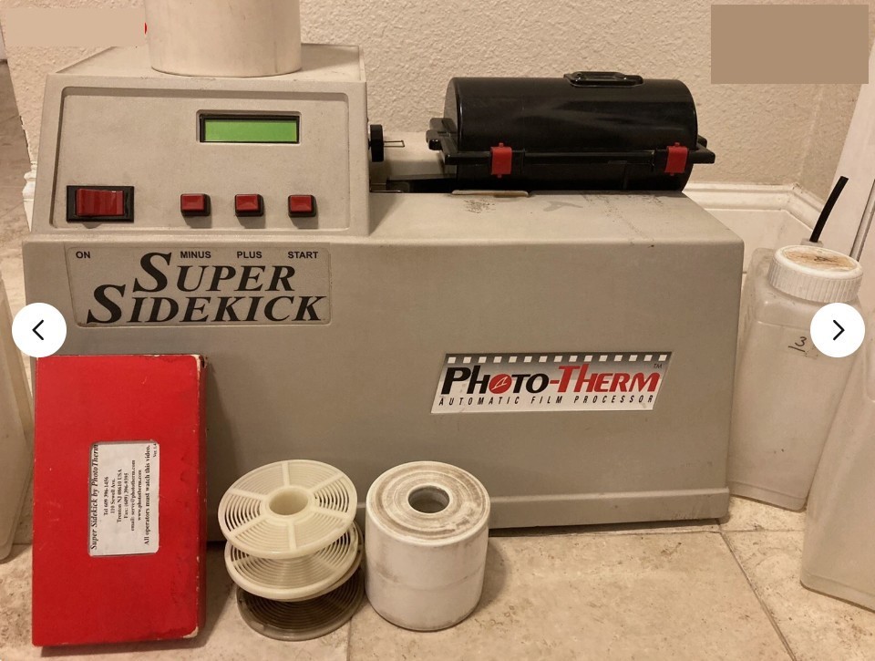 USED PHOTO THERM SIDEKICK 2 ROLL FILM PROCESSOR