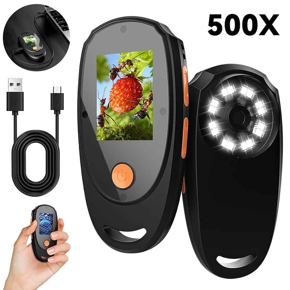 Handheld Digital Microscope Equipped with a 2.0-inch IPS HD color screen