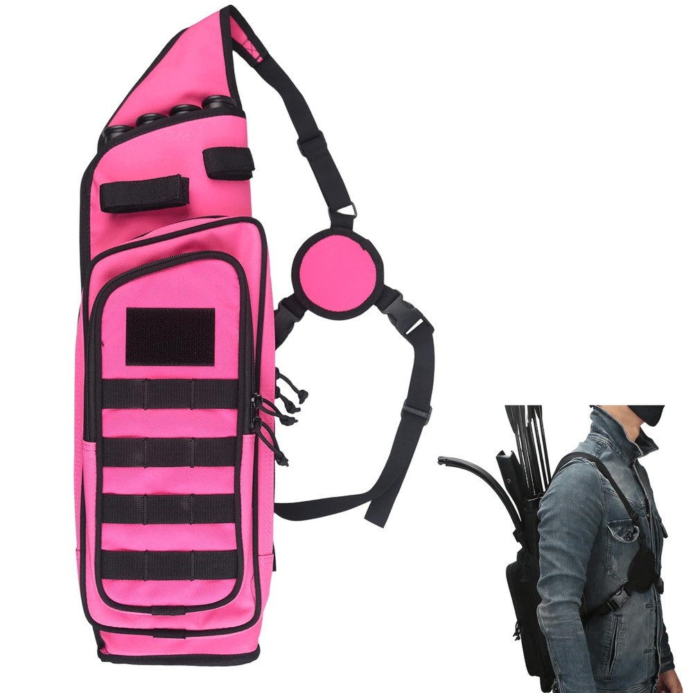 Multi-Function 4-Tubes Back Field Quiver Training Archery Arrow Quiver for Fi...