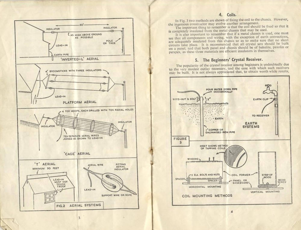 BABANI~ CRYSTAL SET CONSTRUCTION - AN ORIGINAL CIRCA 1950 RARE!! REF: 9541D