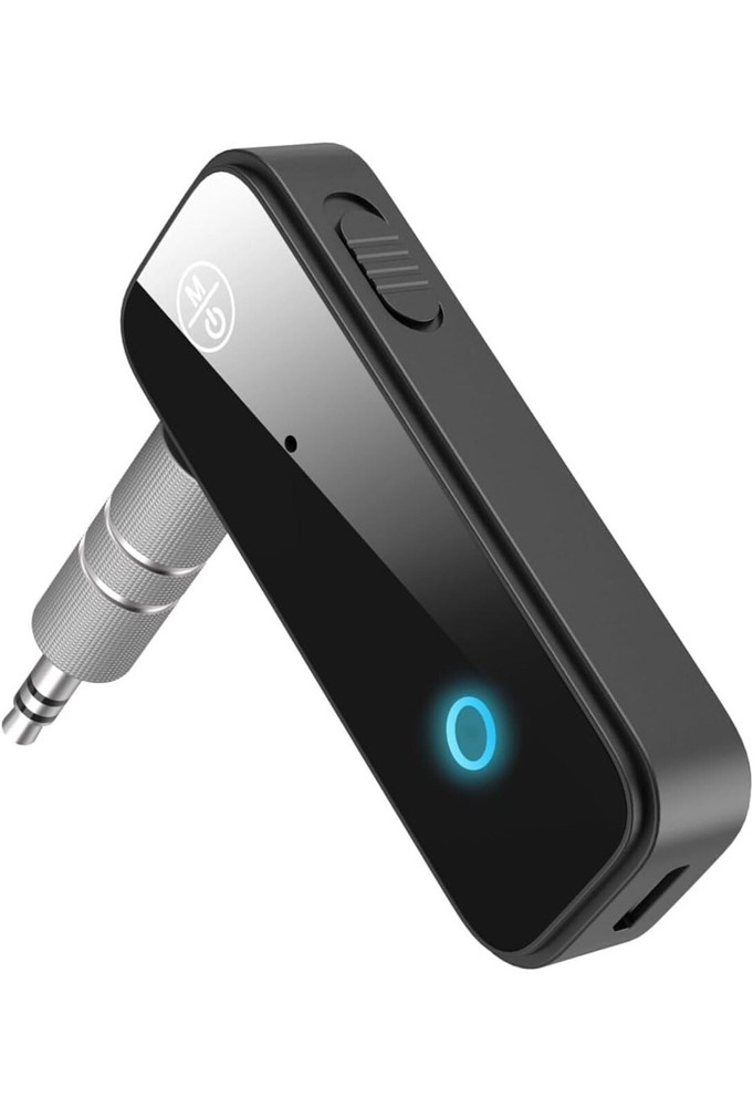 Bluetooth Aux Adapter for Car, Bluetooth Receiver for Car, 2 in 1 Wireless Bluet