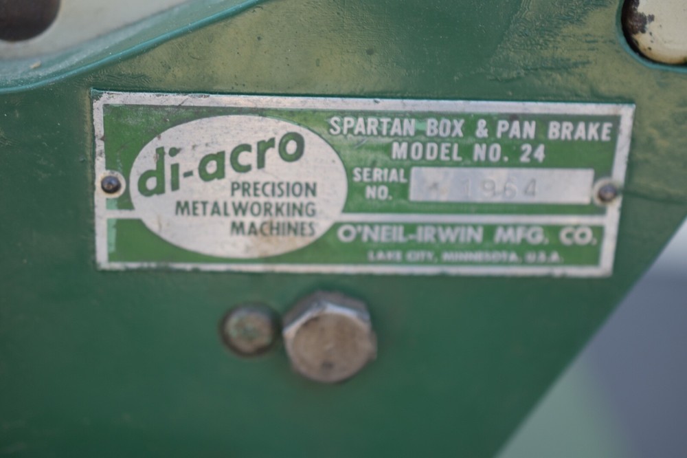 di-acro model 24 finger brake