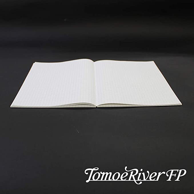 Tomoe River Notebook 5.85x8.27" 160 pages (80-Sheet) 5mm-Squared Grid White