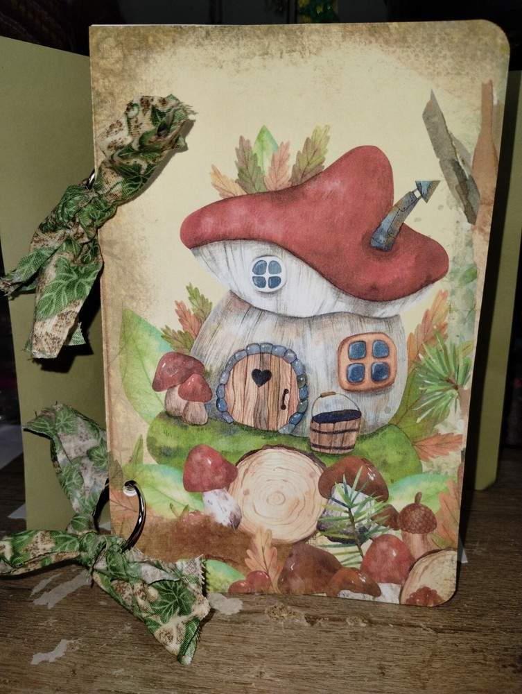 Gnome Forest Junk Journal Scrapbook USA