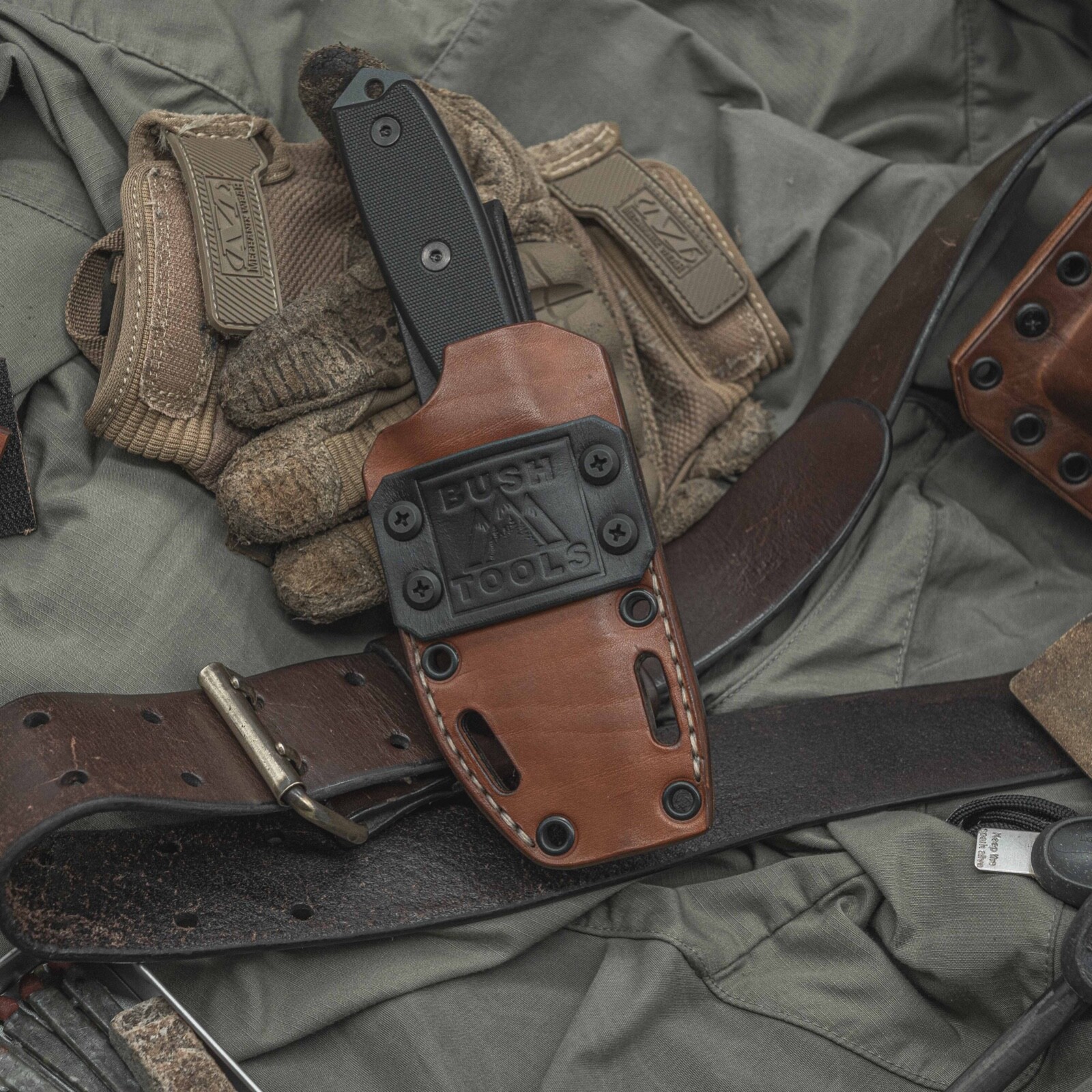 esee 3 hybrid kydex and leather sheath
