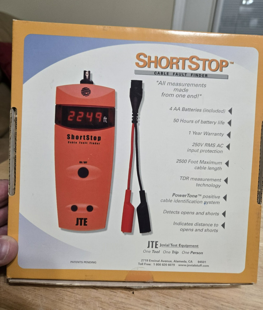 JTE ShortStop Cable Fault Finder