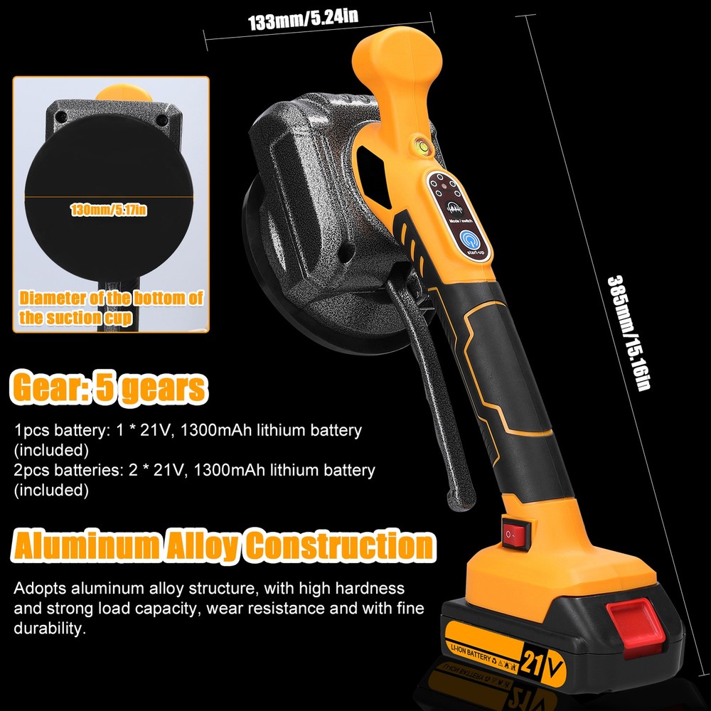 1-Geevorks 21V Automatic Tile Tiling Machine High Loading Capacity Wall Floor