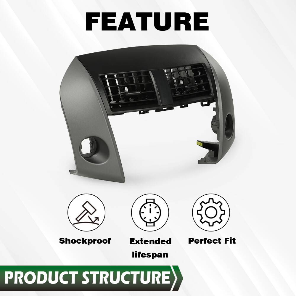 Fit For 2006-2012 Toyota RAV4 Center Dash A/C Vents Panel Trim Bezel 55663-42020