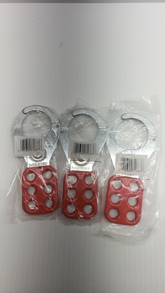 Master Lock 421 Lockout Scissor Box Hasps
