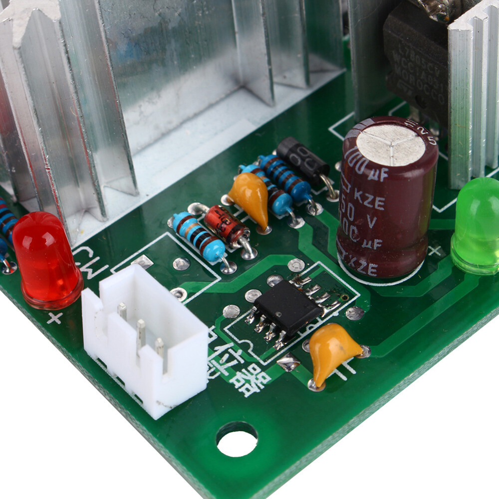 6V 12V 24V PWM DC Motor Speed Controller Reversible Switch Adjustable 2pc