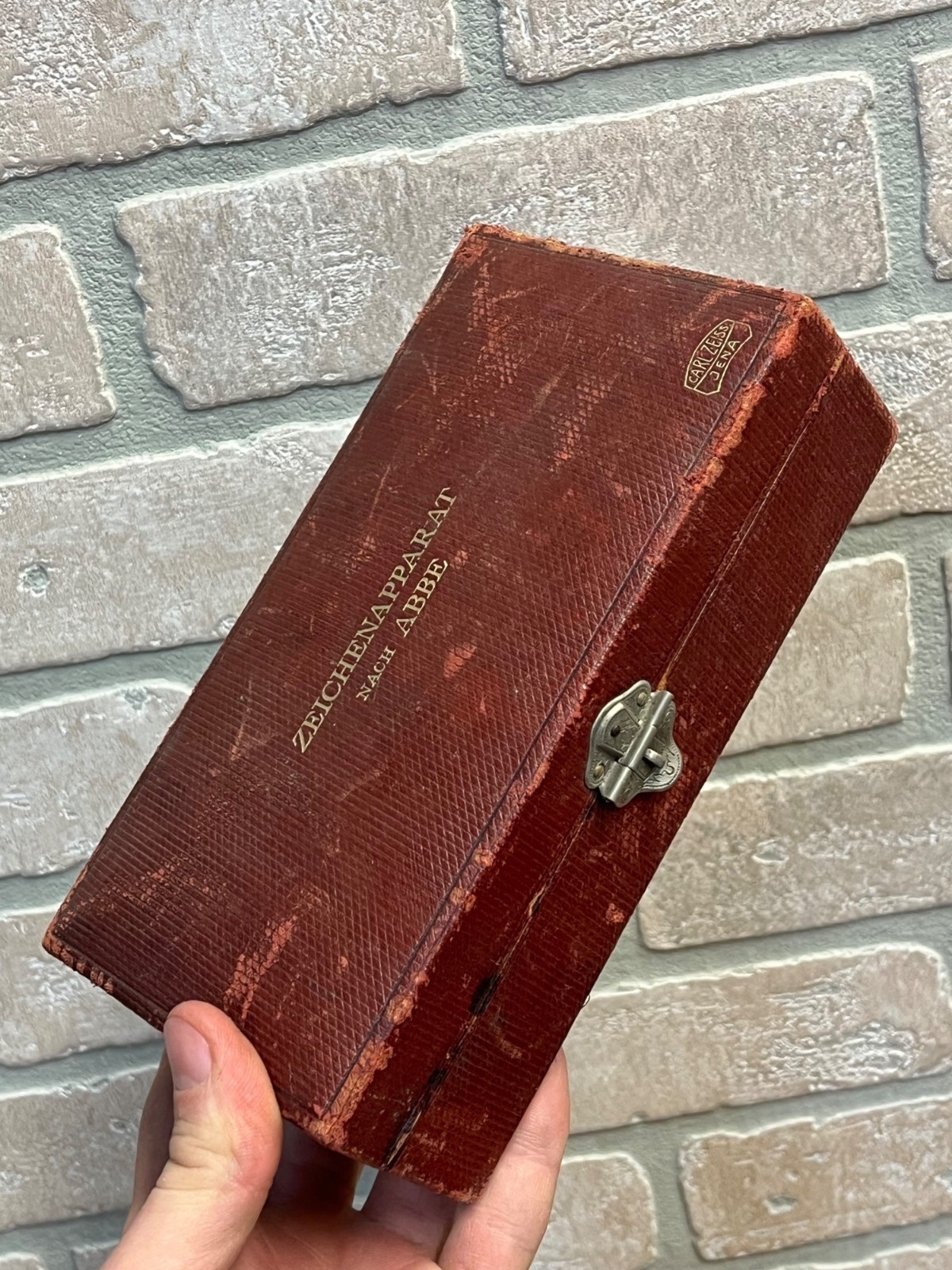 RARE Vintage Carl Zeiss Jena Camera Lucida Abbe's Drawing Camera - CASE ONLY