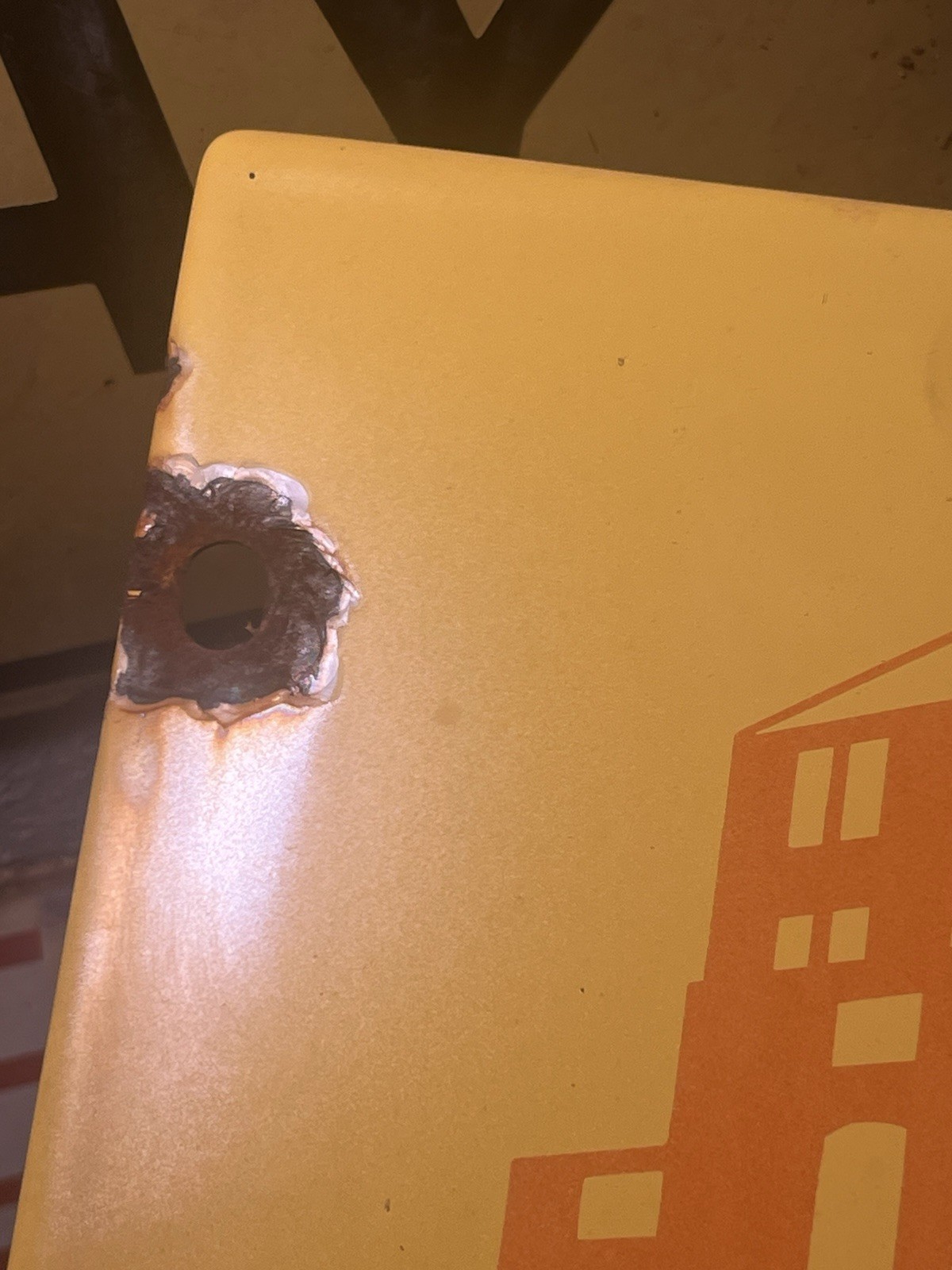 OAKLAND “WATERFRONT WAREHOUSE DISTRICT” Porcelain Enameled Sign 12”x18”