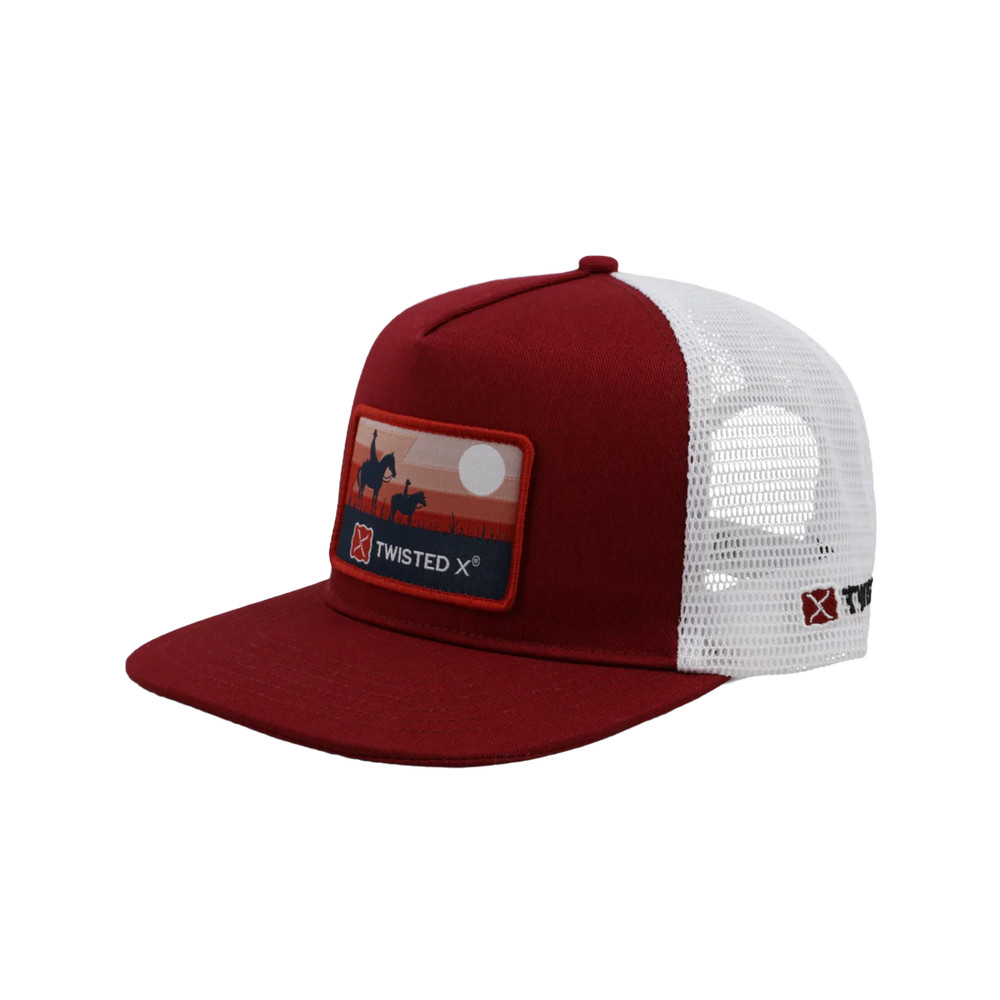 Twisted X Unisex Western Patch Red Cap CAP0007